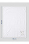 100% Cotton, Embroidered, Hypoallergenic Baby Blanket - Soft Texture, Children's Bath Towel White, 85X115Cm - 4