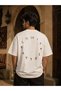 Unisex White Oversize Arabic Numerals Clock Printed Premium Cotton T-Shirt – Minimal Graphic Streetwear Casual T-Shirt - 2