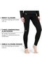 Women's Thermal Underwear Set Long Sleeve Top and Pants Base Layer for Cold Weather Ultra Soft Moisture Wicking 4 Way Stretch 3D Slim Fit Skin Friendly - 6