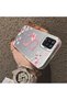 Samsung Galaxy M12 Compatible Silicone Edge Hard Back Case Couple Phone Case with Letter S Pattern - 4