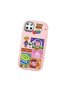 Realme C25/C25S Compatible Shock-Absorbing Camera Protected Pink Silicone Case - 3