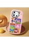 Poco C55 Compatible Shock-Absorbing Camera Protected Pink Silicone Case - 2