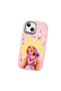 Pink Silicone Case with Shock-Absorbing Camera Protections Compatible with iPhone 13/14 - 3