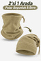 Soldier Fleece Neck Gaiter Beanie 2-in-1– Adjustable Drawstring Fleece Neck Warmer, Multi-Purpose Winter Neck Protector That Converts to a Beanie - 2