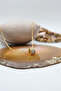 Ring Gold Color Zircon Necklace - 3