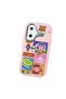 Poco F7 Compatible Shock-Absorbing Camera Protected Pink Silicone Case - 3