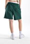Flaw Embroidered Elastic Waist Shorts - 8