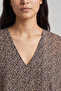 Patterned Sleeveless Cover Up Shrug with V-Neck - 5