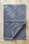 La Notte Flora King Velvet Hand Towel Indigo 50X90 cm - 4
