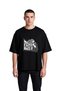Men's Oversize Motorcycle Races Vintage Printed T-Shirt Retro Graphic Design Relaxed Fit Casual