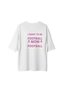 Women's Oversize Football Mom Printed Short Sleeve T-Shirt 100% Cotton Relaxed Fit Casual Modern Stylish - 2