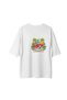 Women's Oversize Retro Surf Car Printed Cotton T-Shirt Summer Theme Relaxed Fit Casual Modern Stylish - 2