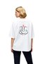 Women's Oversize T-Shirt Ganesha Tilak Symbol Print Spiritual Spiritual Design Comfortable Casual Modern