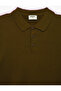 Buttoned Standard Size Short Sleeve Polo Collar Knitwear School T-Shirt - 7