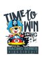 Children's Racing Themed Graphic Printed Short Sleeve T-Shirt with Winning Motif Relaxed Fit Casual Modern Stylish - 3