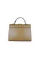 Duki Daso Beige Women's Watch Detailed Luxury Covered Hand and Shoulder Bag |   Summer T8463 Beige Single Compartment Ferm - 4