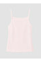 Lcw Kids White Square Neck Girls' Underwear Undershirt 5-Pack - 5