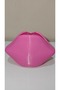 Glossy Kiss 15cm Aesthetic Lip Design Makeup Organizer - Pink - 5