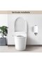 304 Stainless Steel Round Wall-Mounted Toilet Paper Holder - 3