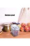 Two-piece transparent plastic rice container seal - 5