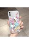 iPhone 11 Compatible Camera Protected Anti-Shock Aesthetic Print Patterned Transparent Silicone Case - 2