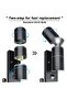 Outdoor wall light with PIR LED motion detector in black with 2 GU10 5W bulbs, warm white/3000k - 3
