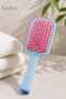 Soft-Tipped Hair Combing Brush - Detangling Anti-Static Hairbrush with Massage Effect, for All Hair Types - 2