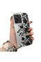 Mi 13t Pro/Mi 13t Compatible Elegant Black Lace Flower Pattern Case, High Quality Matte Phone Case - 2