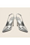 Venus Buckle Detailed Shiny Heeled Shoes - 3