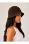 Natural Mesh Openwork Hand Knitted Cotton Bohemian Bucket Women's Hat - 4