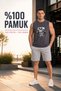Men's Cotton Athlete Shorts Set Summer, Gym, Athlete, Basketball, Fitness, Jogging, Home Wear Anti-Sweat