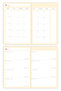 A5 Timeless Planner Agenda 15X21 cm with Motivational Pages Strawberry - 7