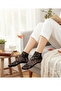 Women's Lace Socks Transparent Thin Tulle Short Socks Flexible Black Daily Use - 7