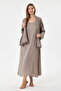 Mink Italian 100% Linen Embroidered Mesh Jacket Linen Suit Size 38 - 44