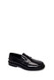 Men's Black Leather Classic Loafer Wm750033Da - 7
