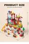 173PCS Fire Station Big Building Blocks Construction Playset for Ages 3+, City Series Multicolor Plastic Fire Rescue Station with 2 Firefighter Figures, 2 Firefighting Vehicles - 8