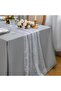 Glittering Table Runner - Tablecloth Roll - Holiday Decoration - Glossy Foil - 70 x 300 cm - Silver - 2
