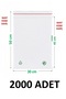2000 Pcs 30X45+5 cm Transparent Green Recyclable Adhesive Nylon Bag 30X50 Green Recycle Bag