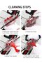 Transparent chain cleaning tool. - 5