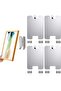 A set of 4 no-drill paint hooks - securely hang paint without drilling or damage - silver 304 stainless steel concealed detachable hooks