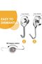 Hooks hooks towels kitchen kitchen Super Magnetic 8- Multi-functional keys supplies Perfect use cruise ship at barbecues - 5