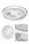 Set of 6 13 cm Glass Cake Plates – Dessert, Breakfast and Serving Presentation Plates - 2