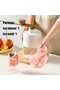 Manual ice shaver/crusher, household ice crusher with collection bin, suitable for parties, bars, and restaurants (white). - 3