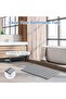 AWW Foldable Stone Bath Mat, Diatomaceous, 23.6"x15.5", Grey | Quick-dry surface, super absorbent, e - 6