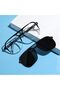 Aviator Eyewear Frames, Polarized UV Protection Magnetic Clip on Sunglasses, Oversized Blue Light Gl - 7