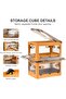 2 Pcs Lidded Storage Bins, Collapsible Storage Box, Plastic Stackable Toy Storage Bin Box Orga - 3