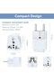URBANNX [2 Piece] Plug Converter, Travel Adapter, Universal Socket Travel Adaptor E/F, Adaptor - 5