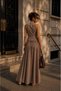 Women's Double Vest - Skirt Set with Pocket Detail and Flared Skirt - 6