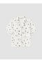 Lcw Dream Ecru Shirt Collar 100% Cotton Women's Shorts Pajama Set - 6