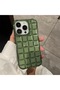 iPhone 12 Pro Max Compatible - Matcha, Emerald Color Braided Transparent Non-Yellowing, Soft Durable Protective Case - 5